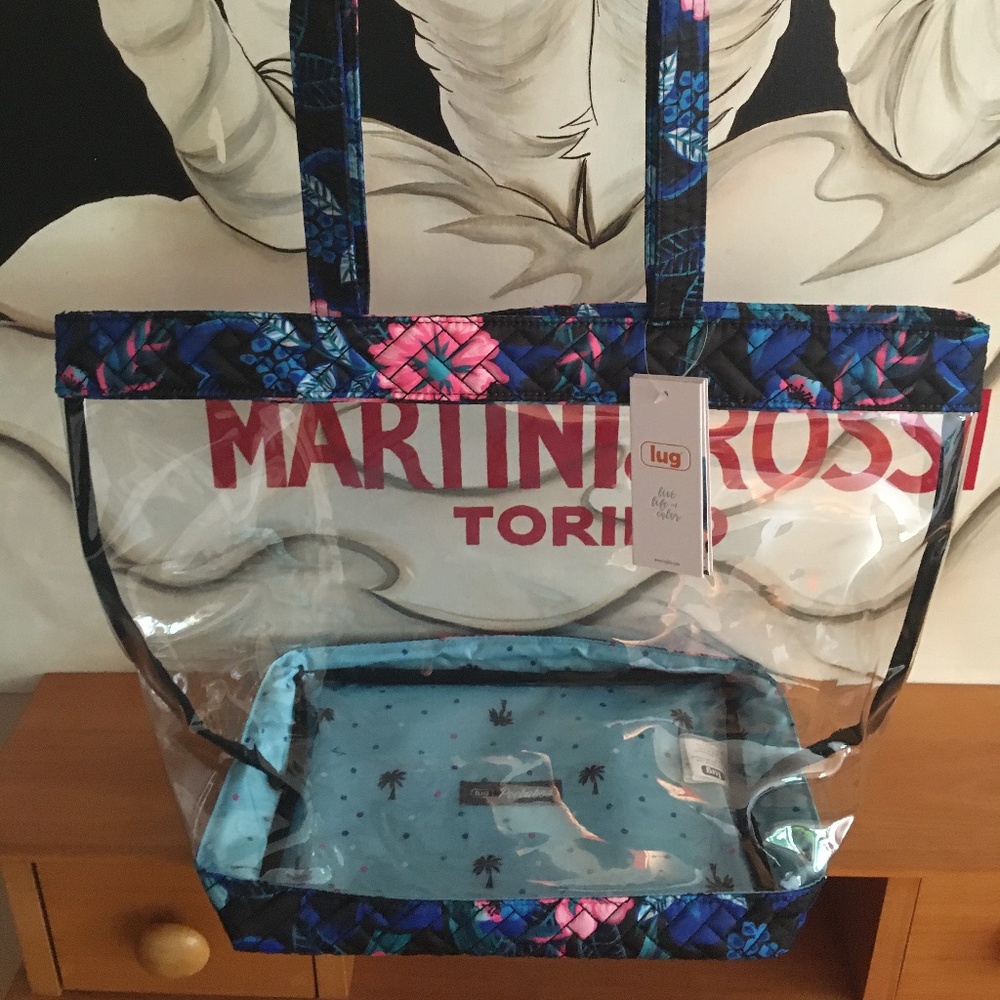 LUG - Peekaboo  Tote in Resort Black - NWT